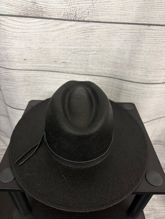 NWT Goorin Bros. Welfleet Black Panama Hat Size Medium 57CM main image 6